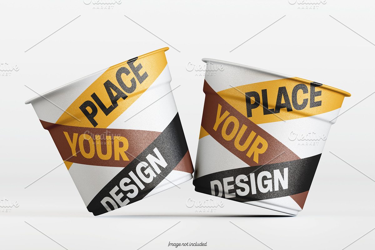 Ice cream cup mockup bundles V1, a Packaging Mockup by Ambo Ampeng (Photo 10 of 19)