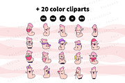 Cute Kawaii Male organ Characters, a Decorative Illustration by Palau (Thumbnail 10 of 12)