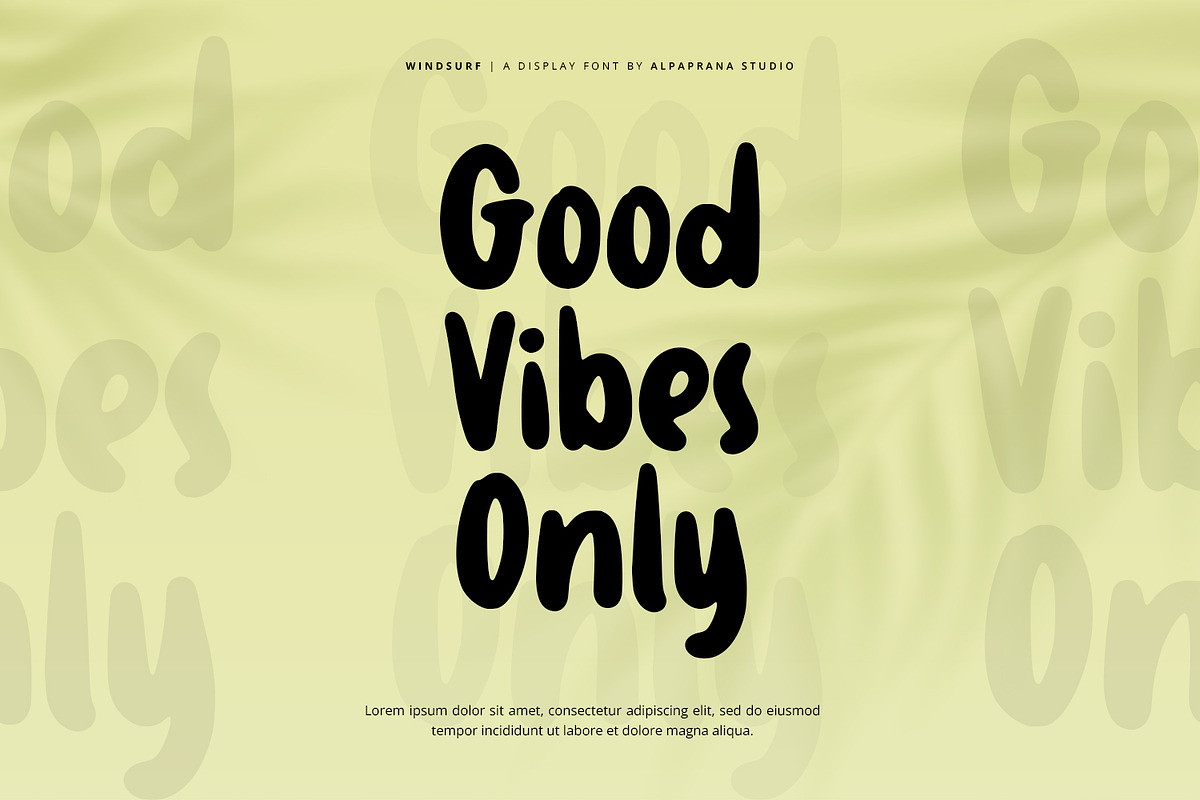 Windsurf - Playful Display Font, a Script Font by Alpaprana (Photo 5 of 11)