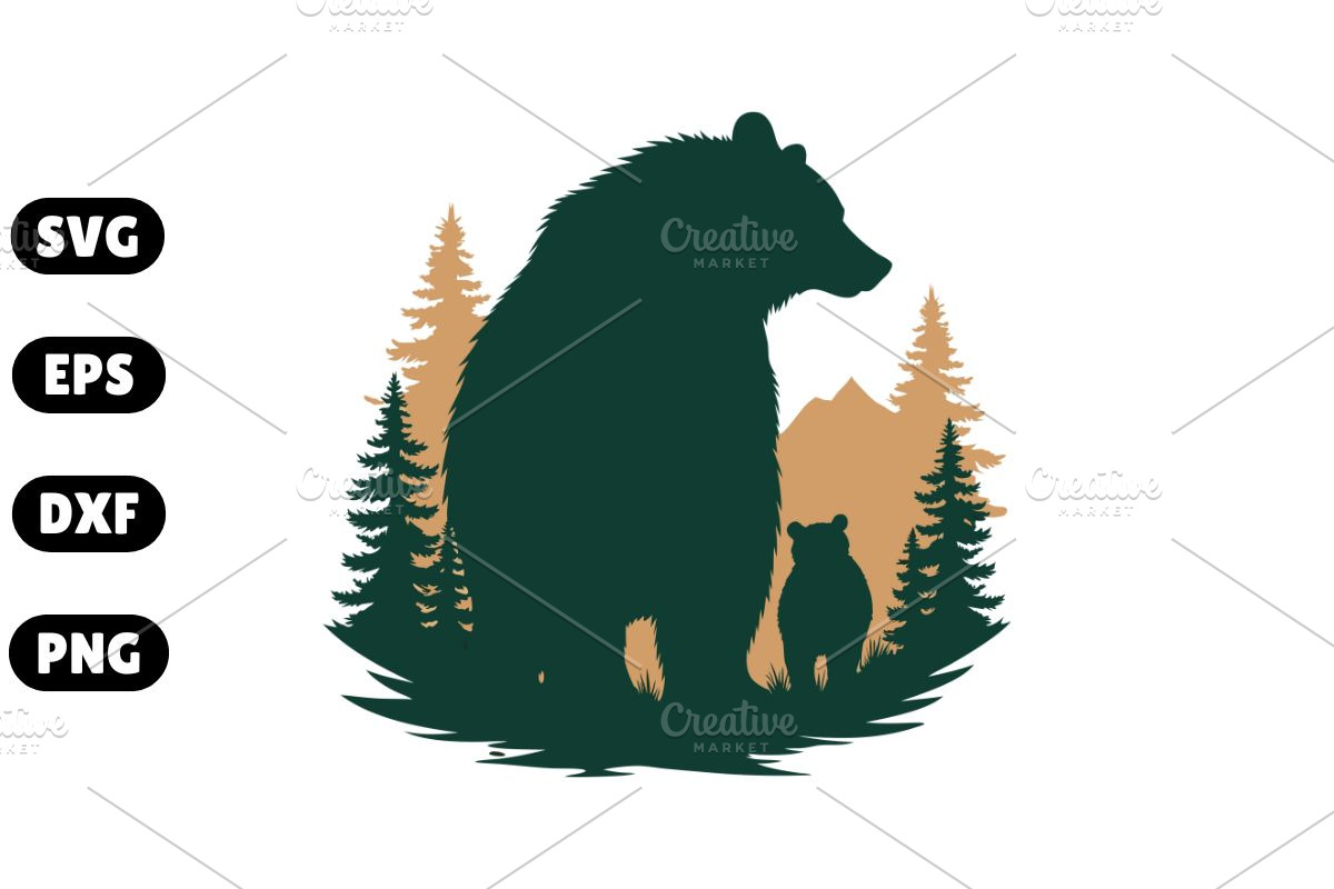 Papa Bear – Father's Day SVG, an Illustration by Awieee1 (Photo 1 of 4)