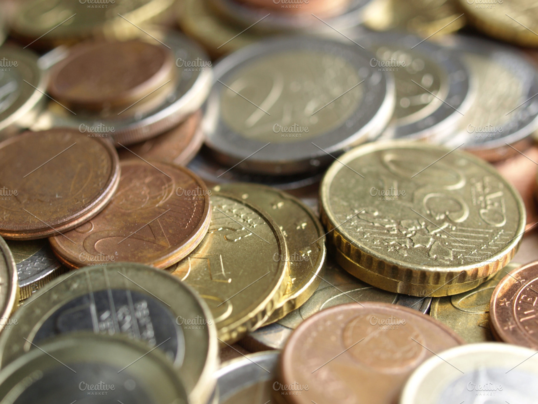 Euro Coins Stock Photo Containing Euro And Euros
