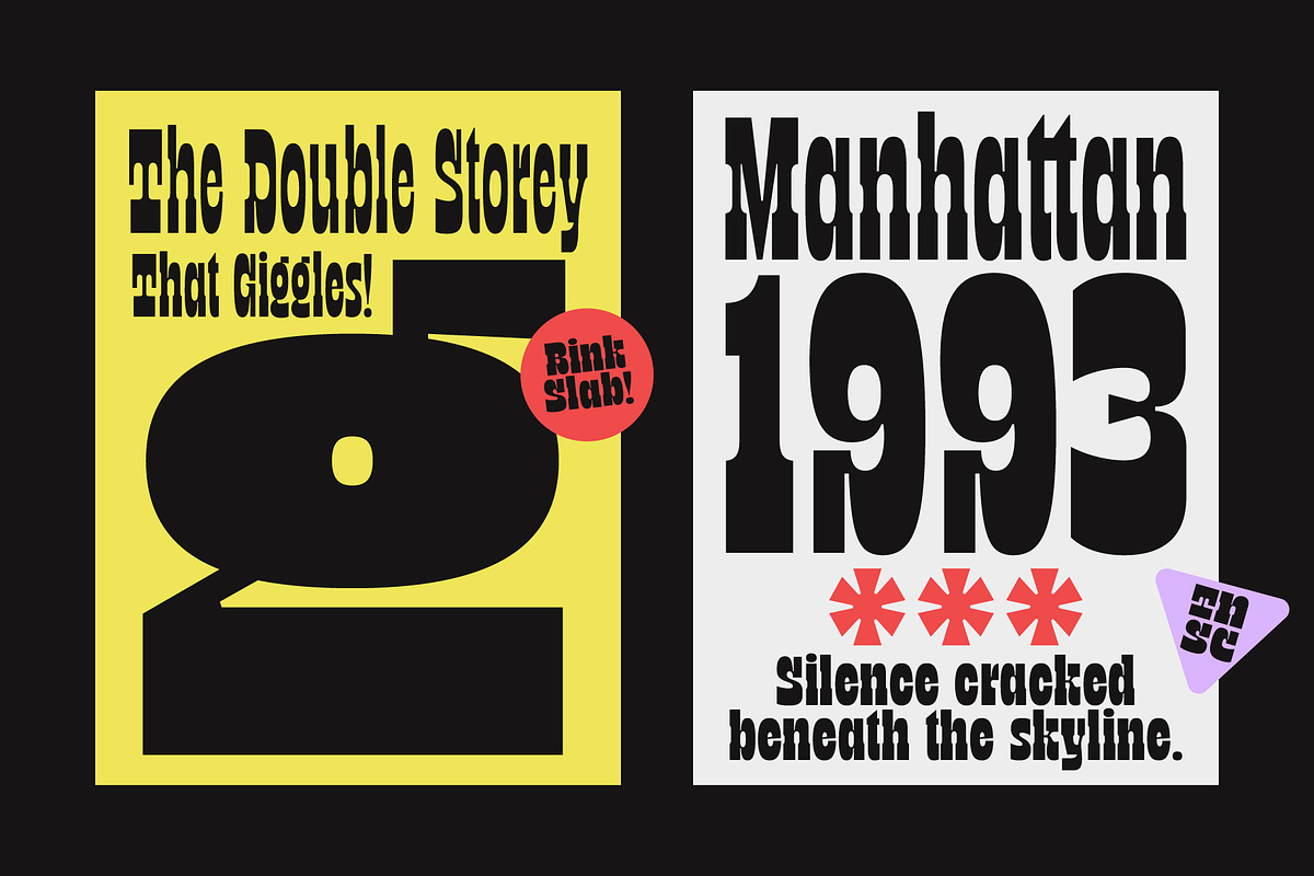 TNSC Bink - Slab Serif Display, a Slab Serif Font by The Native Saint Club (Photo 5 of 16)