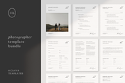 Photographer Forms Bundle Canva, a Marketing Template by frommakertomaker (Thumbnail 1 of 13)