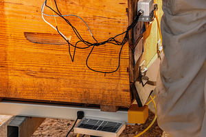 Smart hive connected with sensors an, a Technology Photo by Perpis