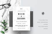Minimal Wedding Invitation Suite, an Invitation Template by Creativestoree (Thumbnail 3 of 5)