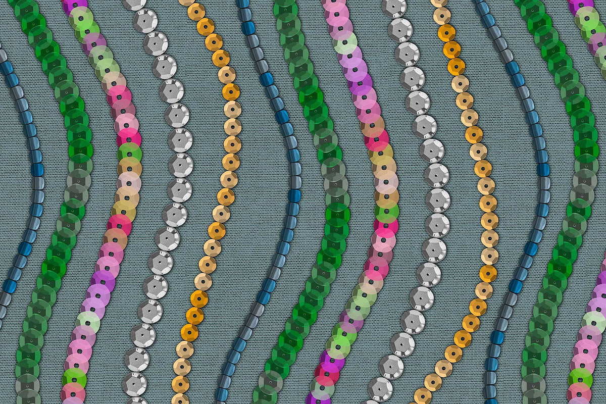 Beads & Sequins for Procreate, a Brush Add-On by Hanna Inaiáh (Photo 4 of 6)