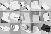 Stationery Brand Identity Mockup, a Product Mockup by Mockupdaddy (Thumbnail 3 of 22)