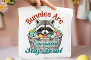 Bunnies Are Overrated PNG, Stay Fera, an Illustration by Libby Wishes (Thumbnail 1 of 6)