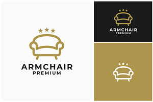 Sofa Armchair Couch Furniture Logo, a Branding & Logo Template by ika trisiana