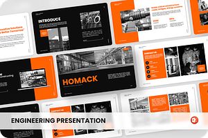 Homack - Engineering PowerPoint, a Presentation Template by SquidPixey