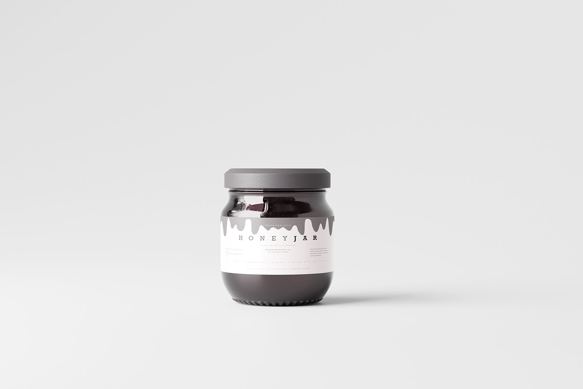 Food Jar Packaging Mockup, a Cups & Container Mockup by pmvch (Photo 2 of 10)