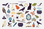 Magic Market. Vector Hallowen set, an Illustration by Tata Pilip (Thumbnail 3 of 14)