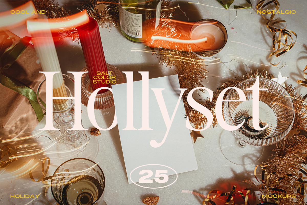Hollyset - 25 Holiday Mockups, a Product Mockup by Salt Color Studio (Photo 1 of 19)