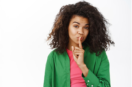 Shh keep it secret. Young teenage
