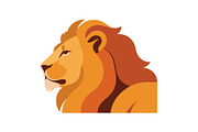 Majestic Lion Vector Illustration, an Object Graphic by yasushie (Thumbnail 5 of 16)