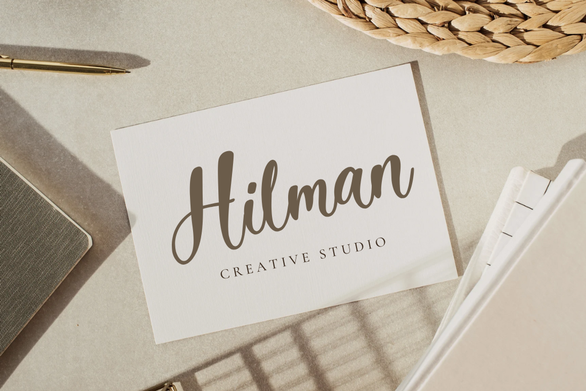 Abitha - Calligraphy Font, a Script Font by Sronstudio (Photo 8 of 16)