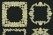 Collection vintage engraved frames., a Decorative Illustration by Vector Engraving (Thumbnail 12 of 31)