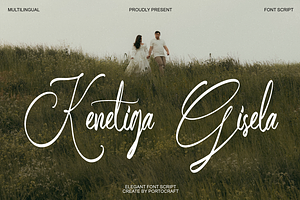 Kenetiga Gisela – Elegant Script