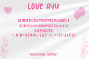 Love Ayu - Wedding Fonts Script Love, a Script Font by MC Creative (Thumbnail 9 of 11)