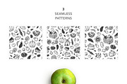 Organic Farming. Fresh market., an Illustration by Olga Olmix (Thumbnail 3 of 7)