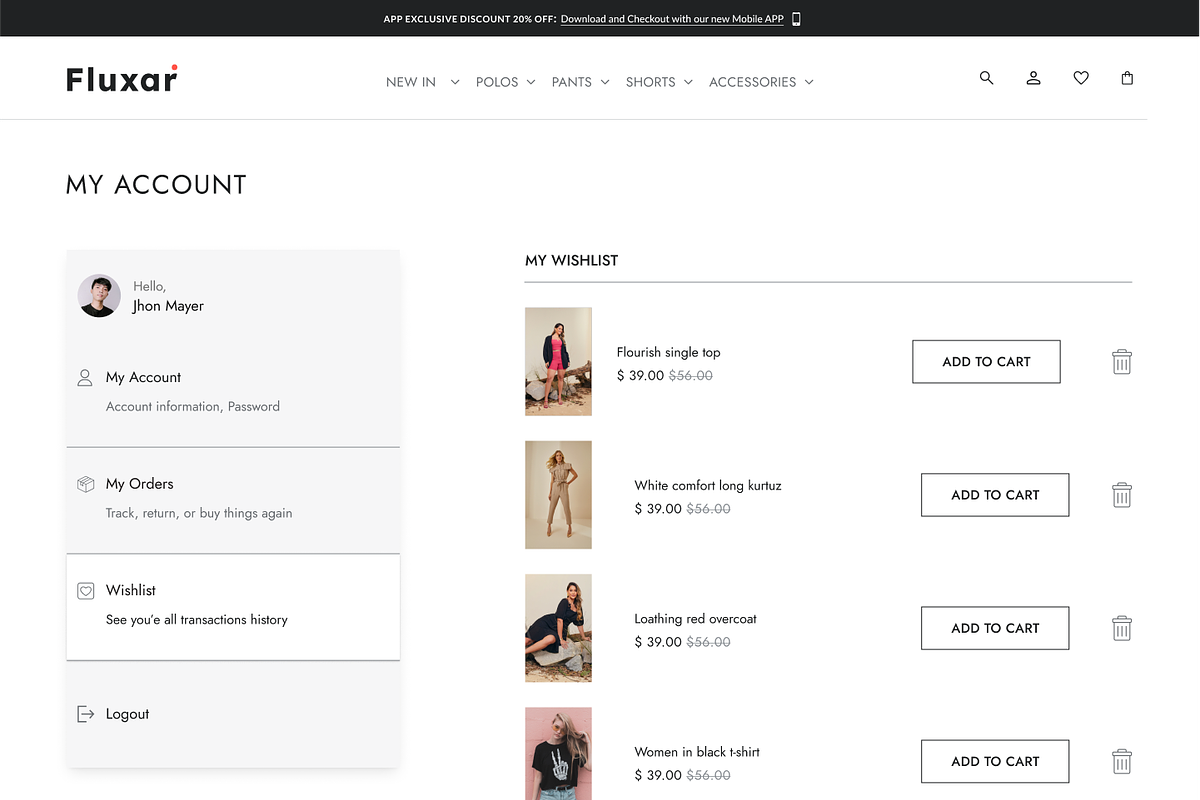 Fluxar - eCommerce Figma Template, an UI Kit Template by ReformedTech (Photo 21 of 23)