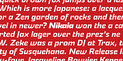 Nikaia, a Sans Serif Font by Miller Type Foundry (Thumbnail 2 of 3)