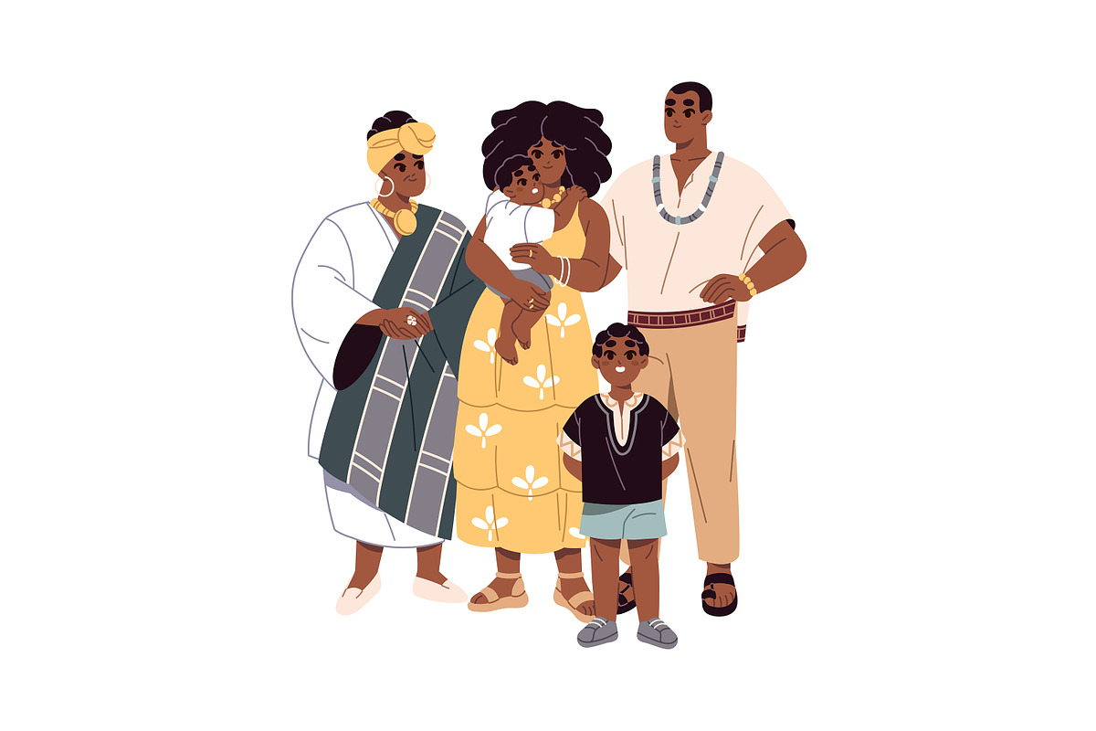 Families of different nationalities, a Person Illustration by PaperTrident (Photo 9 of 9)