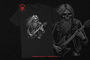 10 Bundle Dark Art Skull Guitarist, an Illustration by Morspective (Thumbnail 2 of 7)
