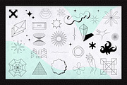 Aesthetic Metamodern Shapes Part 1, an Outline Icon by Ckybe's Corner (Thumbnail 2 of 7)