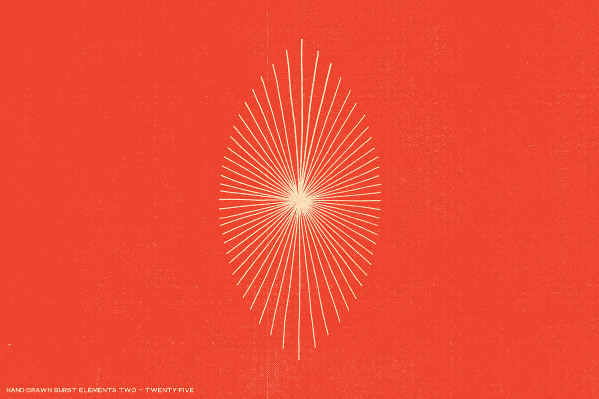 36 hand-drawn burst elements, an Object Graphic by The Shop (Photo 16 of 25)