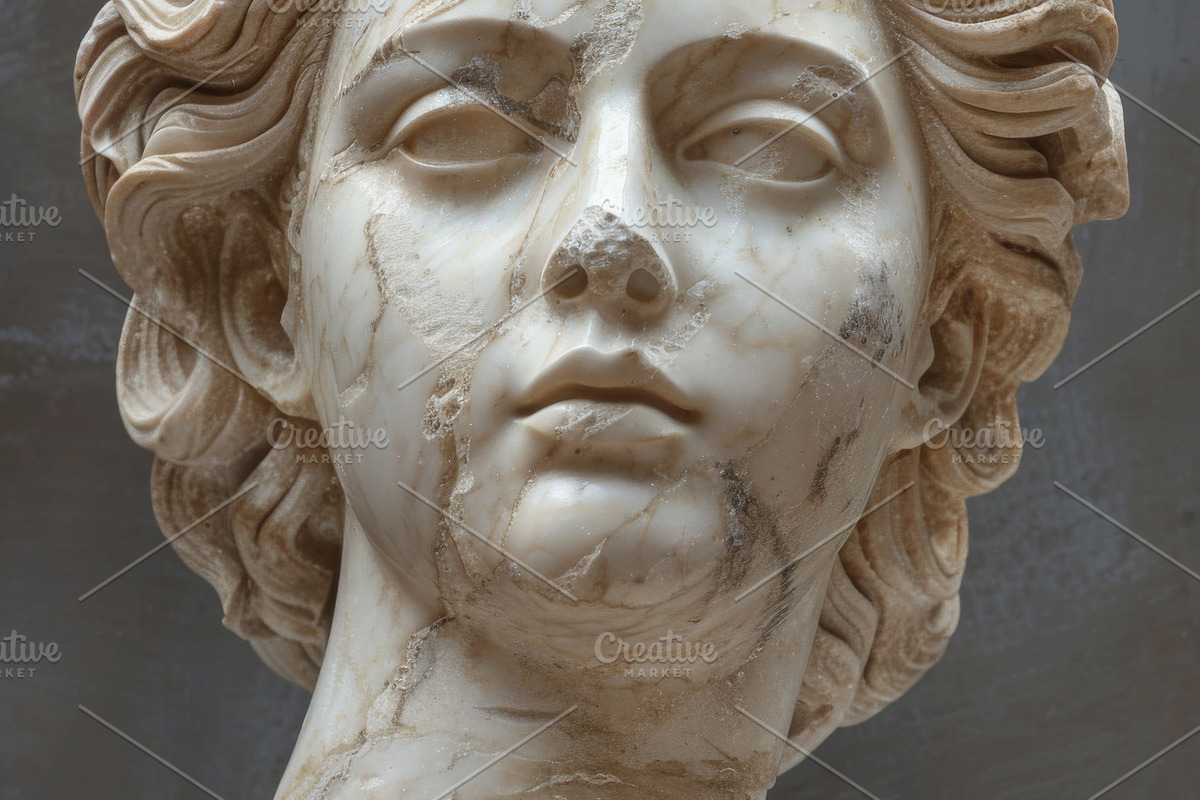 87 Sculpted marble heads, an Arts & Entertainment Photo by Handmadefont (Photo 76 of 85)