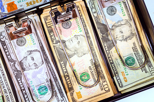 Different US dollar banknote are, a Business Photo by Ungvar Studio