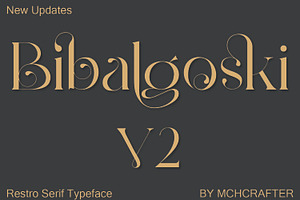 Bibalgoski V2 | Vintage Serif Type