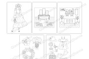 Coloring Book Summer 2, a Person Illustration by GlamArtZhanna (Thumbnail 4 of 6)