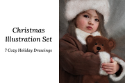 Christmas Illustration Set, a Seasonal Illustration by Brush Moment (Thumbnail 1 of 5)