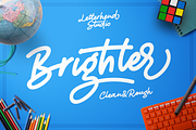 Brighter - a bold script, a Script Font by Letterhend Studio (Thumbnail 1 of 7)