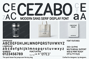 Cezabo | Elegant Serif Typeface, a Serif Font by Astuti Studio (Thumbnail 1 of 18)