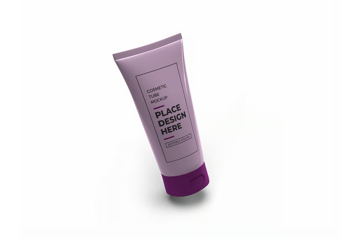 Cosmetic Tube Packaging Mockup, a Packaging Mockup by DesignRushMarket (Photo 7 of 11)