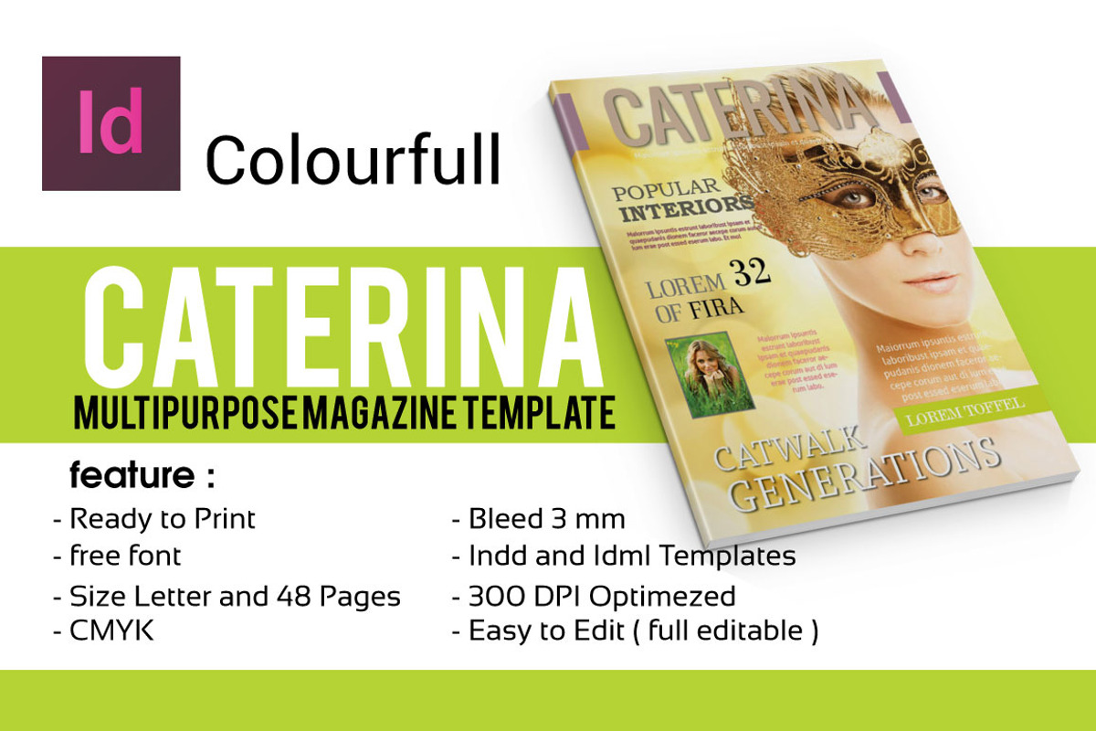 CATERINA MAGAZINE, a Magazine Template by Orlin (Photo 1 of 5)