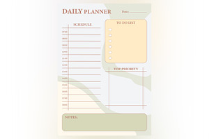 Daily Planner Sheet Design -19