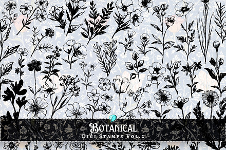 Botanical Digi Stamps Vol. 2