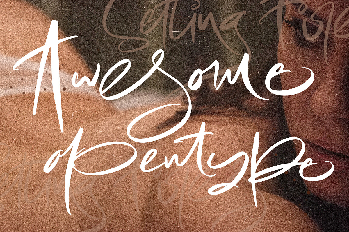 Setting fires, a Script Font by Alcode (Photo 11 of 13)