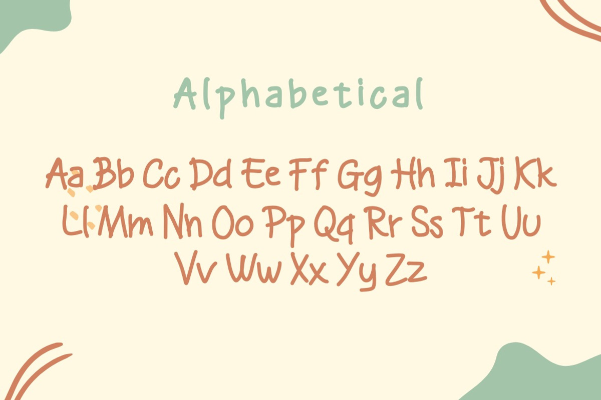 Bouchil - Kids Playful Font, a Script Font by Dhabee (Photo 3 of 5)