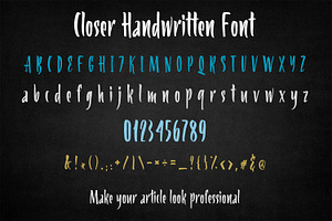 Closer Font