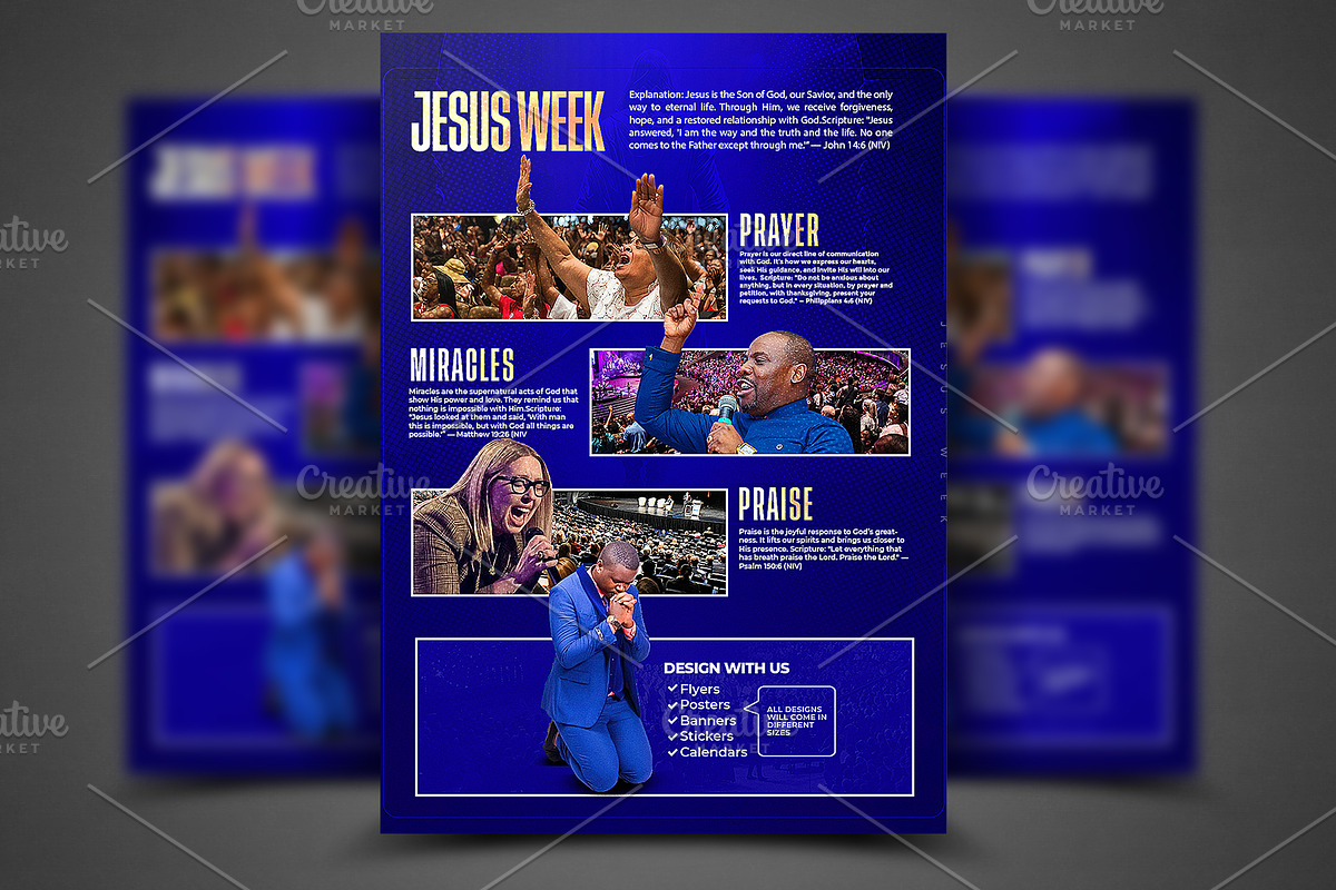 Church Poster design Instagram Templ, a Social Media Template by church flyer templates (Photo 1 of 4)