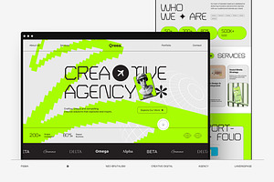 Qreea - Creative Landing Page, a Landing Page Template by fakhroo