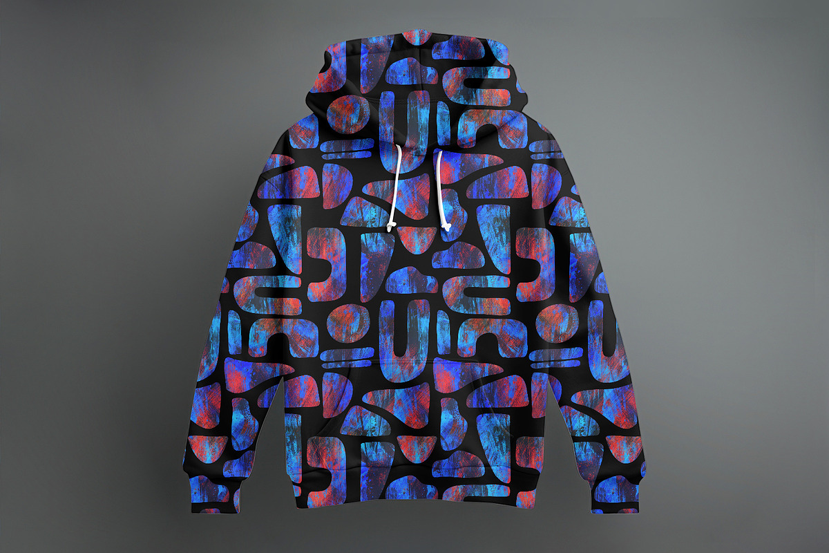 Blue Red Stones, a Wallpaper Graphic by MalyskaStudio (Photo 7 of 11)