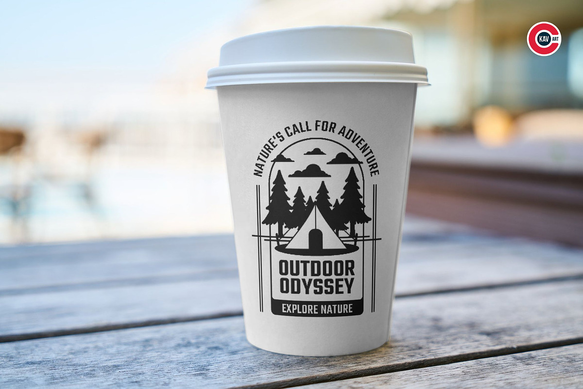 Badges or Emblem Logos for Camping, a Branding & Logo Template by C-Kav (Photo 6 of 8)