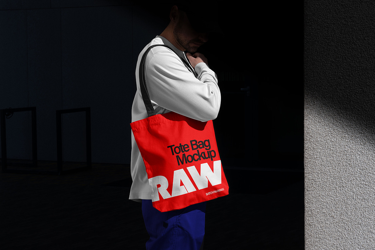Tote Bag and Shirt Mockups, a Product Mockup by Mockup Cloud (Photo 3 of 8)