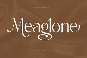 Meaglone Modern Serif Font